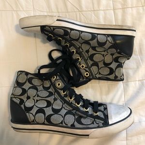 Authentic coach high tops!